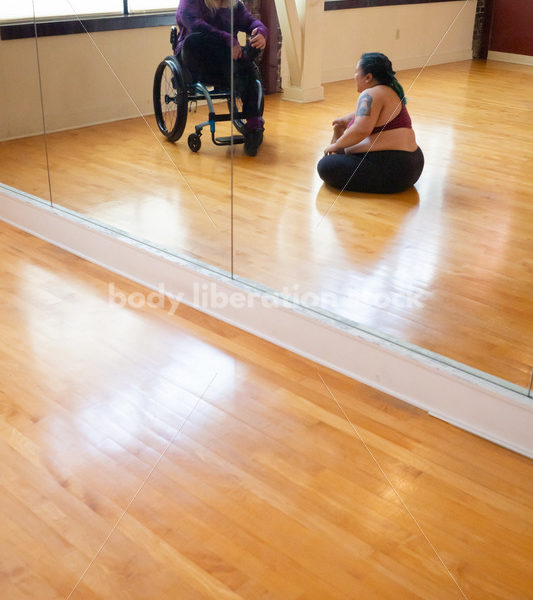 Stock Photo: Fat and Diverse Dance and Movement Class - Body positive stock and client photography + more | Seattle