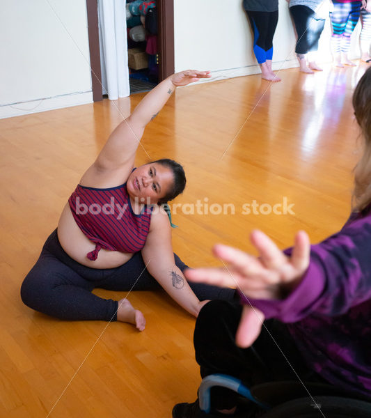 Stock Photo: Fat and Diverse Dance and Movement Class - Body positive stock and client photography + more | Seattle