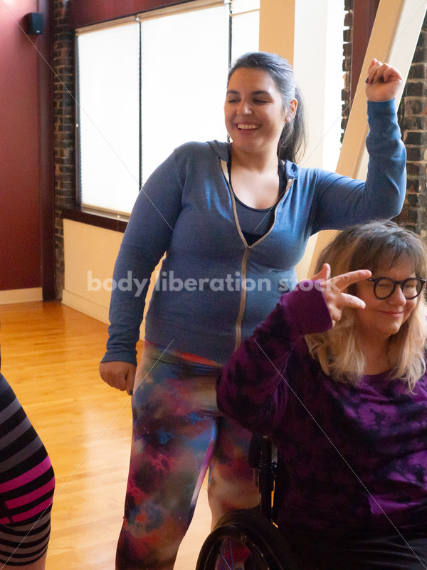 Stock Photo: Fat and Diverse Dance and Movement Class - Body positive stock and client photography + more | Seattle