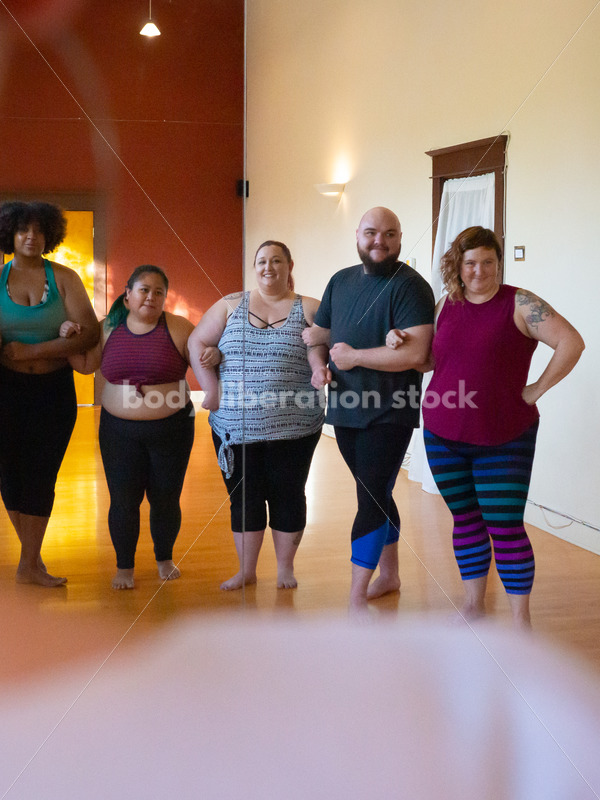 Stock Photo: Fat and Diverse Dance and Movement Class - Body Liberation Photos