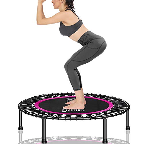 DARCHEN 450 lbs Mini Trampoline for Adults, Indoor Small Rebounder