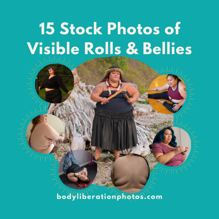 15 Body-Positive Stock Photos of Visible Rolls and Bellies