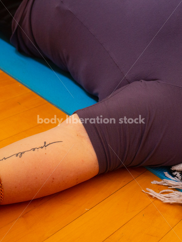 Diverse Yoga Stock Photo: Inclusive Rest Pose/Meditation - Body Liberation Photos