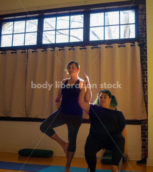 Diverse Yoga Stock Photo: Inclusive Yoga Class - Body positive stock and client photography + more | Seattle