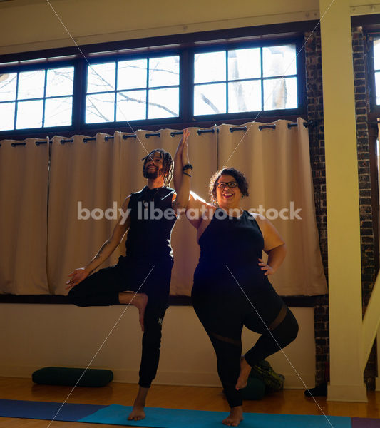 Diverse Yoga Stock Photo: Inclusive Yoga Class - Body positive stock and client photography + more | Seattle