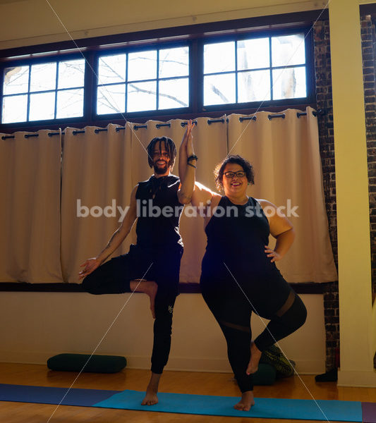 Diverse Yoga Stock Photo: Inclusive Yoga Class - Body positive stock and client photography + more | Seattle