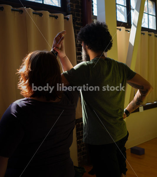 Diverse Yoga Stock Photo: Inclusive Yoga Class - Body positive stock and client photography + more | Seattle