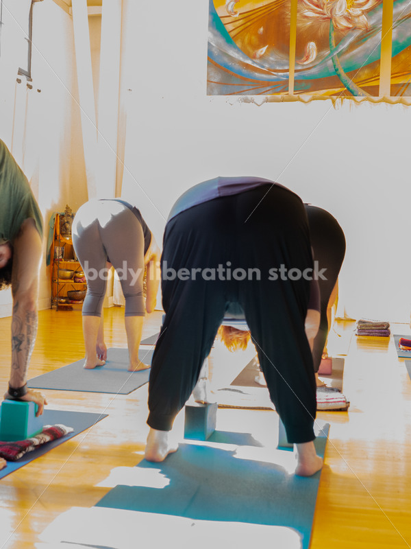 Diverse Yoga Stock Photo: Inclusive Yoga Class - Body positive stock and client photography + more | Seattle