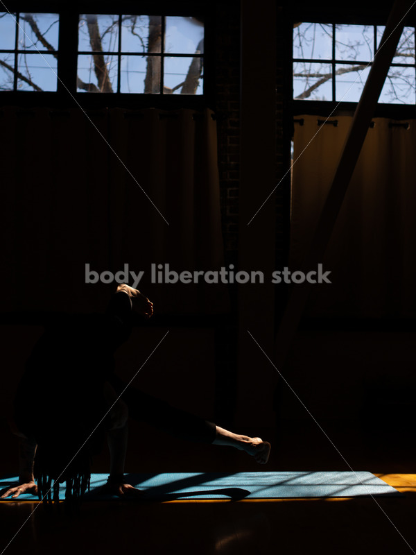 Diverse Yoga Stock Photo: Solo Pose in Studio - Body Liberation Photos