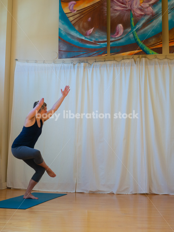 Diverse Yoga Stock Photo: Solo Pose in Studio - Body positive stock and client photography + more | Seattle