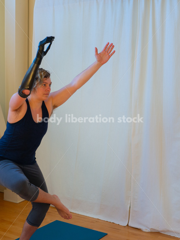 Diverse Yoga Stock Photo: Solo Pose in Studio - Body Liberation Photos
