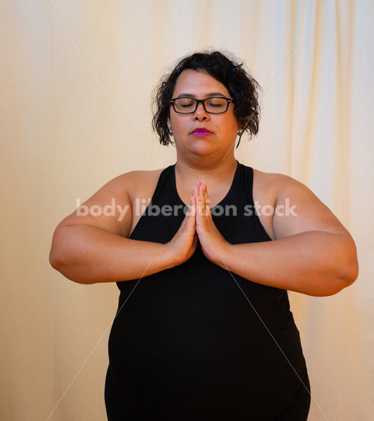 Plus-Size Stock Photo: Yoga Pose - Body positive stock and client photography + more | Seattle