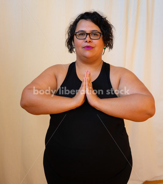 Plus-Size Stock Photo: Yoga Pose - Body positive stock and client photography + more | Seattle