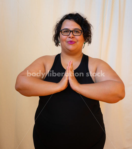 Plus-Size Stock Photo: Yoga Pose - Body positive stock and client photography + more | Seattle