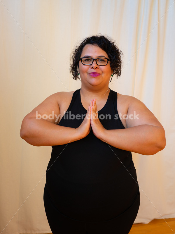 Plus-Size Stock Photo: Yoga Pose - Body positive stock and client photography + more | Seattle