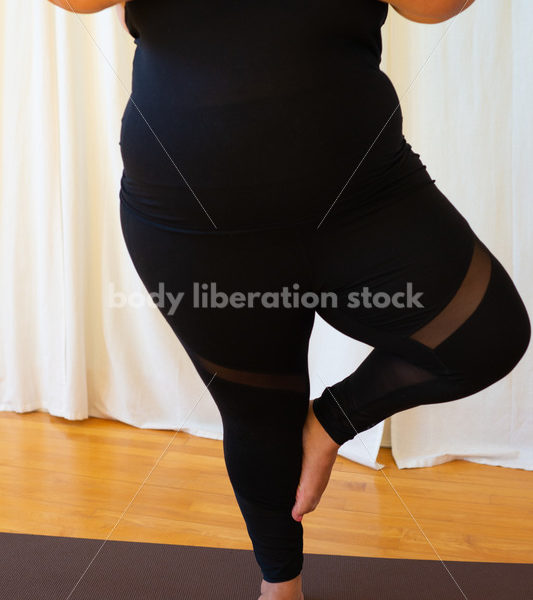 Plus-Size Stock Photo: Yoga Pose - Body positive stock and client photography + more | Seattle