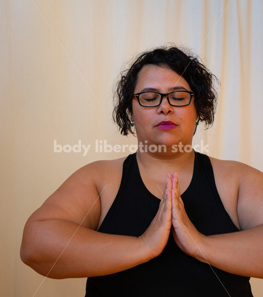 Plus-Size Stock Photo: Yoga Pose - Body positive stock and client photography + more | Seattle