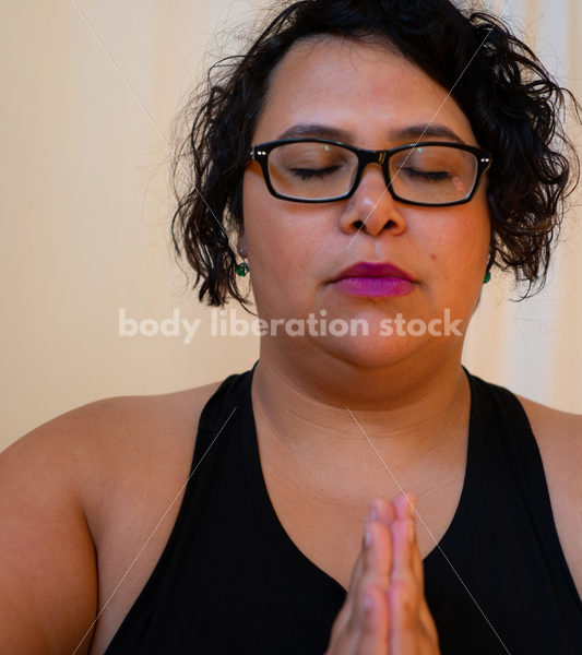 Plus-Size Stock Photo: Yoga Pose - Body positive stock and client photography + more | Seattle