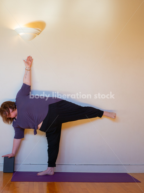 Yoga Stock Photo: Plus-Size Yoga Pose - Body Liberation Photos
