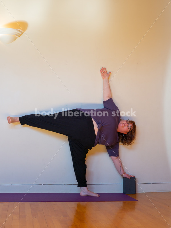 Yoga Stock Photo: Plus-Size Yoga Pose - Body Liberation Photos