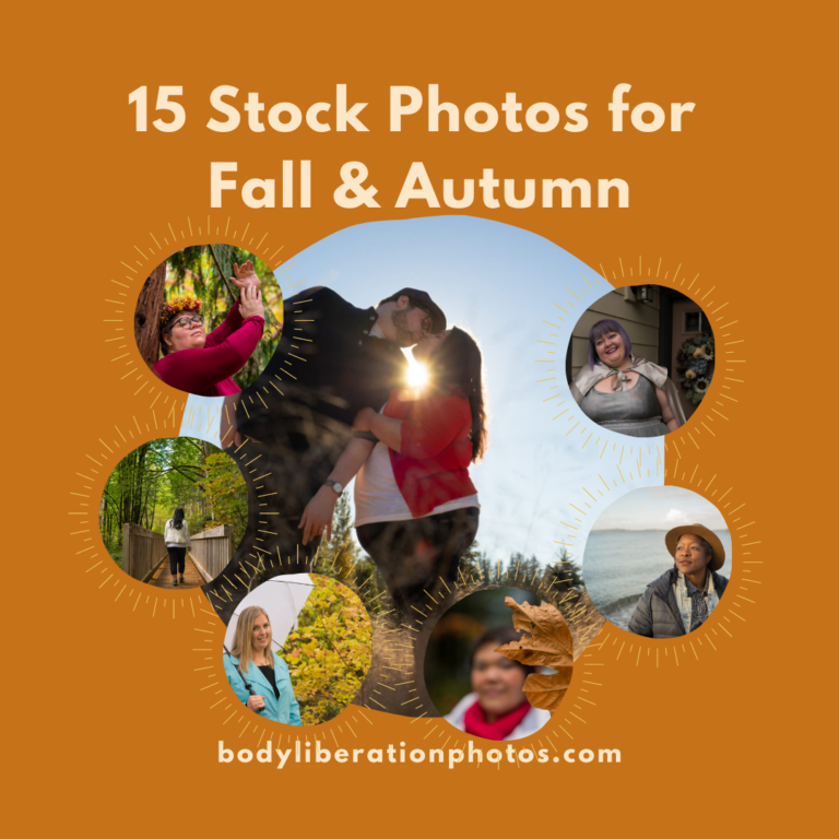 16 Body-Positive & Size-Diverse Fall & Autumn Stock Photos