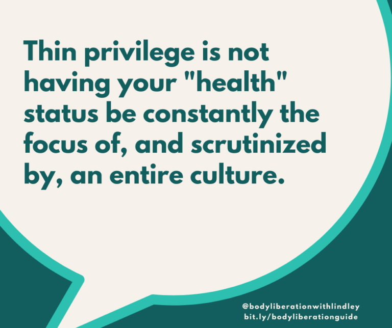 Fat folks’ health* is a cultural obsession.