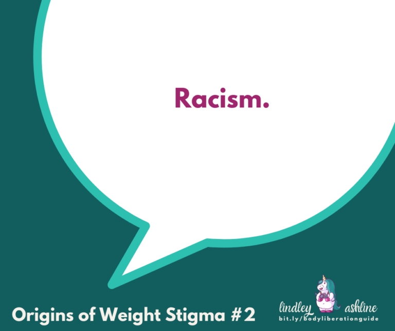 Origins of Weight Stigma #2: Racism