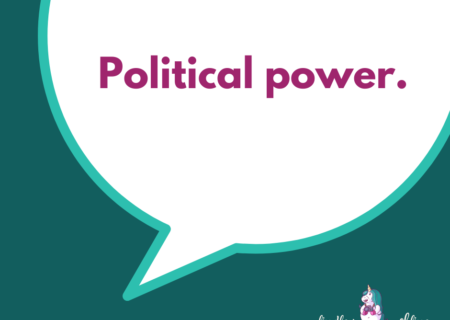 A teal square on the origins of fatphobia and weight stigma with a chat bubble graphic and the words "Political power." Lindley's logo is at the bottom.