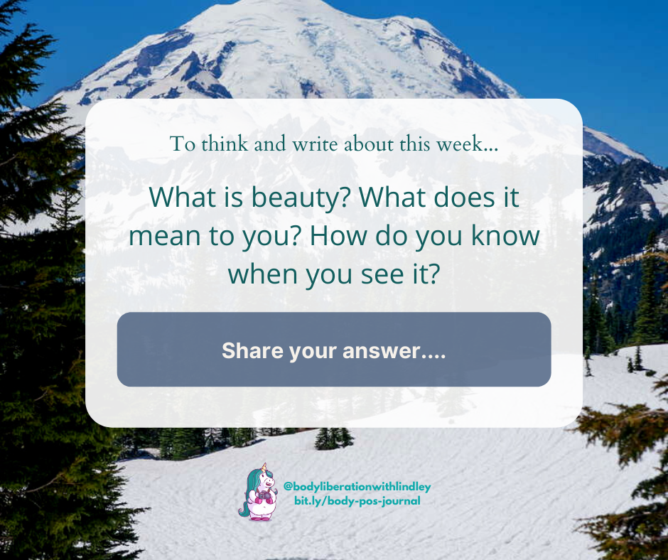 Body-positive journaling prompt: What is beauty?