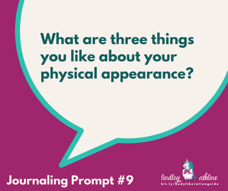 Body-Positive Journaling Prompt #2: How have your parents affected your body image over time?