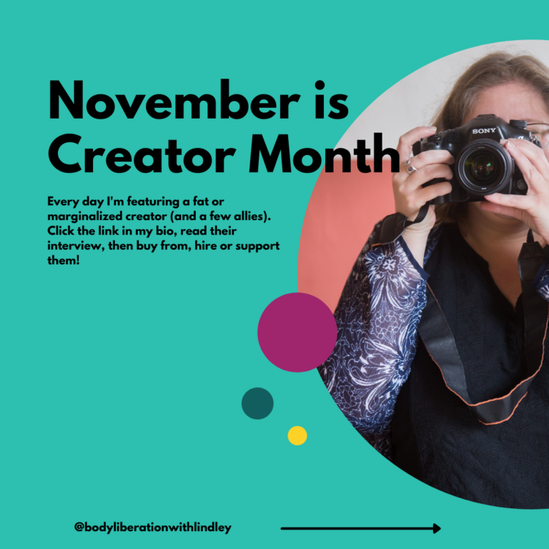 🥳 🎨 November is Creator Month! 🎨 🥳