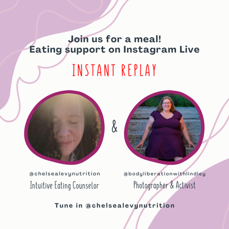 {Podcast Month} Eating Support & Health at Every Size® Chat with Chelsea Levy Nutrition