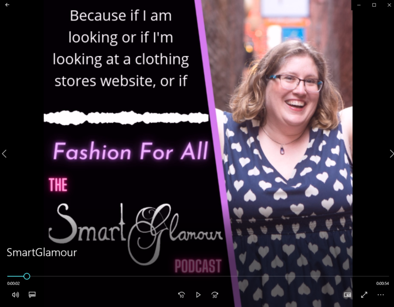 {Podcast Month} Fashion for All: The SmartGlamour Podcast with Mallorie Dunn