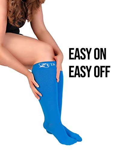 Plus Size Compression Socks For Men Women,medical Compression Stocking For  Varicose Veins,running Compression Socks High Knee Support Socks,flight Soc