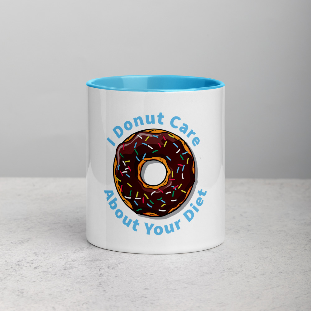Donut Mug with Color Inside