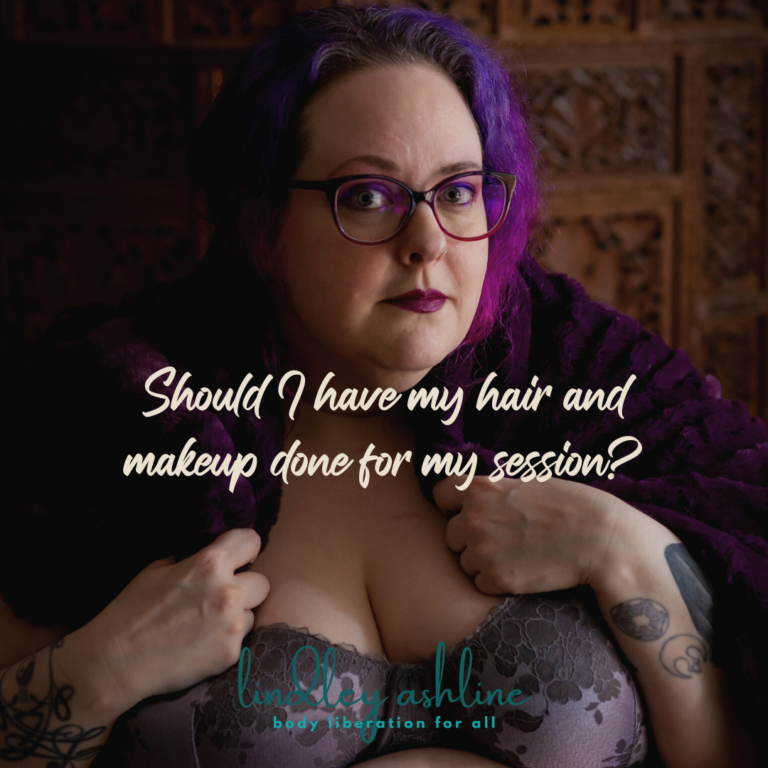 Portrait & Boudoir FAQ: Hair & Makeup for Your Session | Pacific Northwest body-positive photography