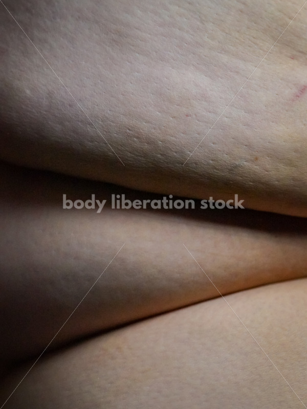 Body Liberation Stock Photo: A Plus Size Woman’s Torso Folds - It's time you were seen ⟡ Body Liberation Photos