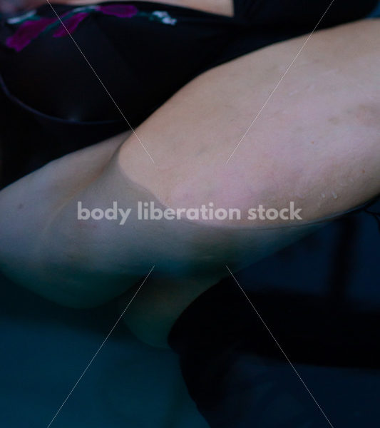 Fat Positive Stock Photo: Relaxing in Hot Tub - It's time you were seen ⟡ Body Liberation Photos