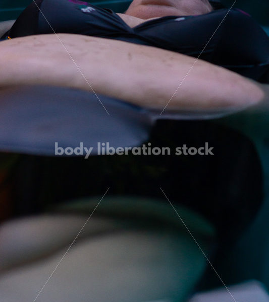 Fat Positive Stock Photo: Relaxing in Hot Tub - It's time you were seen ⟡ Body Liberation Photos