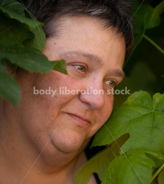 Health at Every Size Stock Photo: Diabetic Woman and Grapevine - It's time you were seen ⟡ Body Liberation Photos