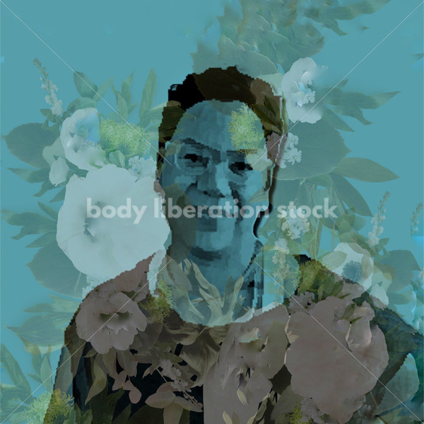 Illustrated Art Stock: Black Woman with Confident Smile [Body Liberation Stock exclusive] - Body Liberation Photos & Stock