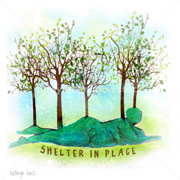 Illustration Stock Image: Shelter in Place - Body Liberation Photos & Stock